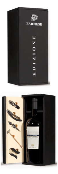 Edizione wooden case Magnum - Farnese Fantini - Rotwein