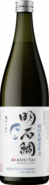 Sake Honjozo Genshu Tokubetsu - Akashi-Tai - farblos