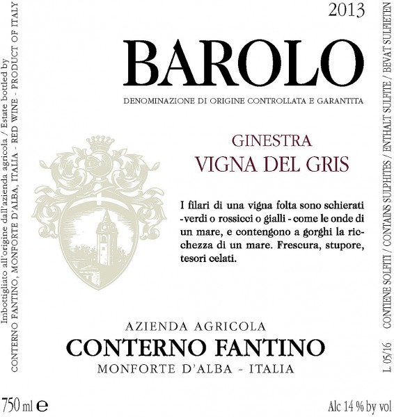 Barolo Vigna del Gris - Conterno-Fantino - Rotwein