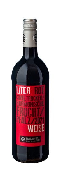 Literweise Cuvée Rot Trocken Weingut Hammel & Cie 2022 | 6Fl. | 1 Liter