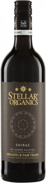 Shiraz Stellar Organics ohne SO2-Zusatz Organic Wine Vredendal 2021 | 3Fl.