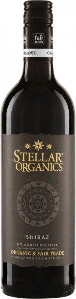 Shiraz Stellar Organics ohne SO2-Zusatz Organic Wine Vredendal 2022 | 6Fl.