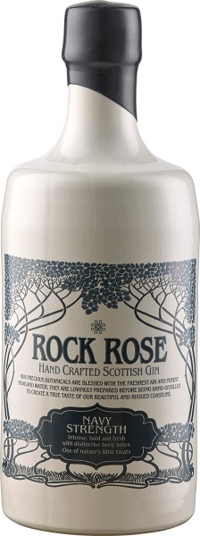 Rock Rose Navy Strenght Gin Dunnet Bay Distillery