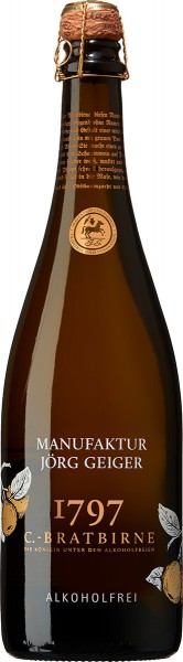 1797 Champagner-Bratbirne Frei von Alkohol - Manufaktur Jörg Geiger - Weißwein