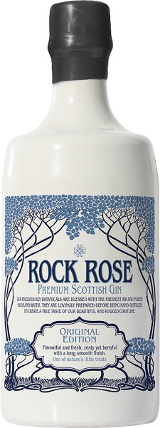 Rock Rose Gin Original Edition - Dunnet Bay Distillery - farblos