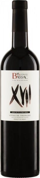 XVII Rouge Côtes de Thongue - Domaine Bassac - Rotwein