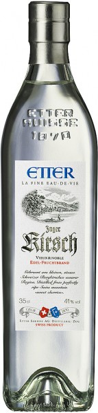 Zuger Etter Kirsch alt und edel Etter Weißwein