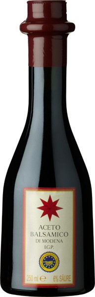 Aceto Balsamico di Modena Banda Rossa (Balsamessig aus Modena) MHD - L. Bellei - farblos