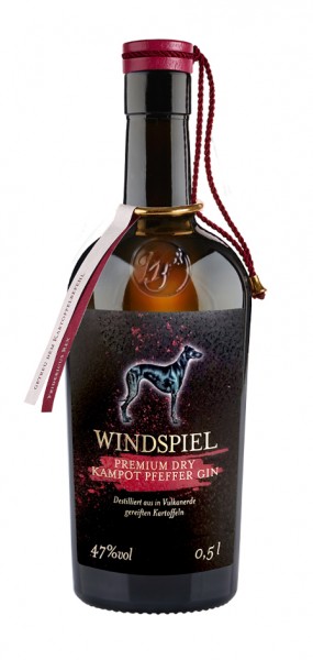 Windspiel Premium Dry Kampot Pfeffer Gin Windspiel Manufaktur | 0,5 Liter
