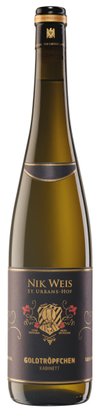 Riesling Goldtröpfchen Kabinett - Nik Weis St. Urbans-Hof - Weißwein