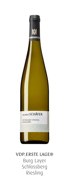 Burg Layer Schlossberg Riesling trocken 1. Lage Johann Baptist Schäfer 2020