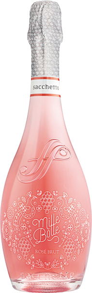 Mille Bolle Spumante Brut Rosé Sacchetto Rosewein