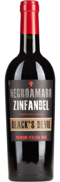 Black's Devil Zinfandel / Negroamaro Puglia - Contri Spumanti - Rotwein