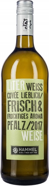 Literweise Cuvée Weiß lieblich - Weingut Hammel & Cie - Weißwein