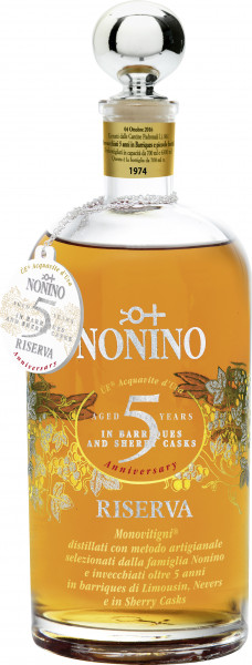 Grappa Ue Riserva 5 Jahre - Nonino Distillatori - farblos