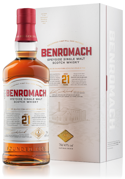 Benromach 21 years old Benromach Distillery | 0,7 Liter