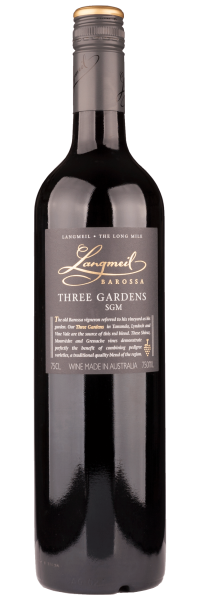 Three Gardens Shiraz Mataro Grenache Langmeil Rotwein