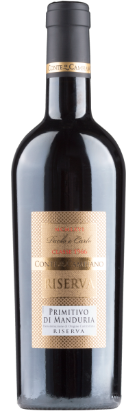 Primitivo Manduria Riserva Conte di Campiano Rotwein