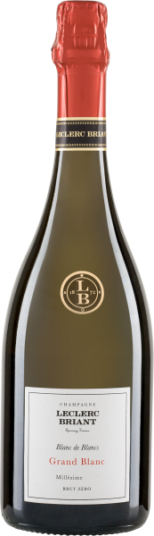 GRAND BLANC Extra Brut Champagne Leclerc Briant 2014