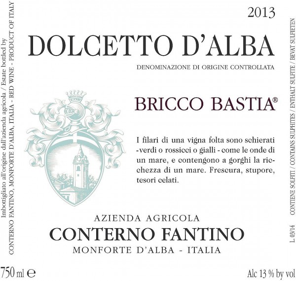 Dolcetto d´Alba Bricco Bastia - Conterno-Fantino - Rotwein