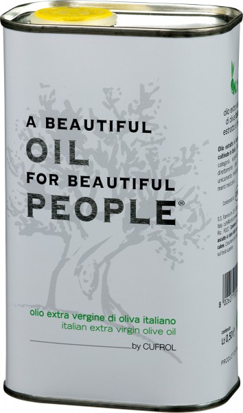 Olio Extra Vergine di Oliva Beautiful Oil for Beautiful People - Cufrol - farblos