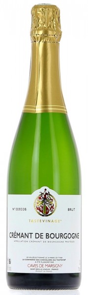 Cremant de Bourgogne Tastevin Brut - Confrerie des Chevaliers du Tastevin - farblos