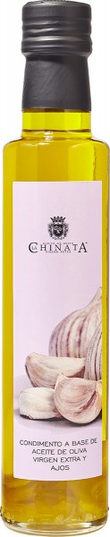 Aceite de Oliva Virgen Extra con Ajo - La Chinata - farblos