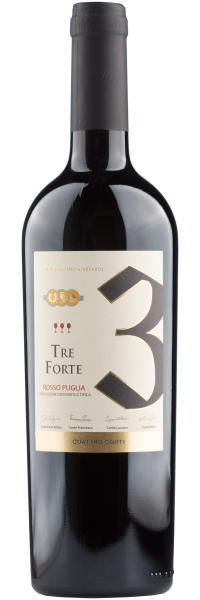 Quattro Conti Tre Forte Rosso Puglia Conti Zecca Rotwein