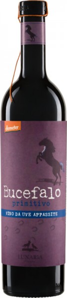 BUCEFALO Primitivo Vino da uve appassite Terre di Chieti - Olearia Vinicola Orsogna - Rotwein