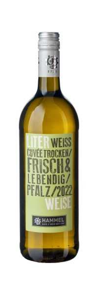 Literweise Cuvée Weiss Trocken Weingut Hammel & Cie 2022 | 1,00 Liter