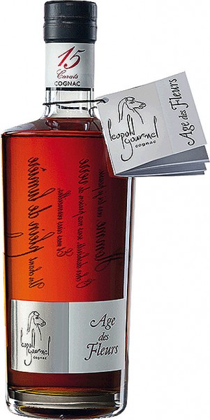 Cognac Âge des Fleurs (min 15 Jahre Faßreife) - Cognac Léopold Gourmel - farblos