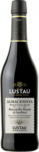 Almacenista-Sherry Manzanilla Pazada de Sanlucar 1/80 - Emilio Lustau - farblos