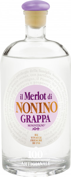 Grappa di Merlot Monovitigno Vigneti Nonino Rotwein