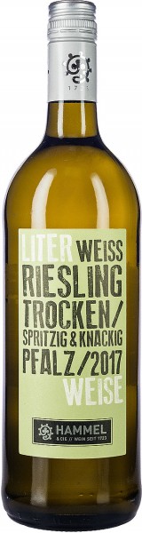 Literweise Riesling trocken - Weingut Hammel & Cie - Weißwein