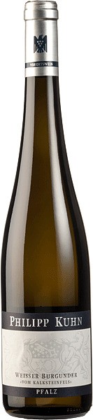 Weissburgunder vom Kalksteinfels Laumersheim trocken - Weingut Philipp Kuhn - Weißwein