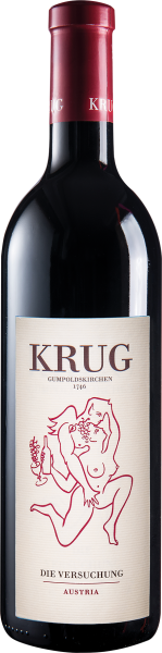 Die Rote Versuchung Krug Rotwein