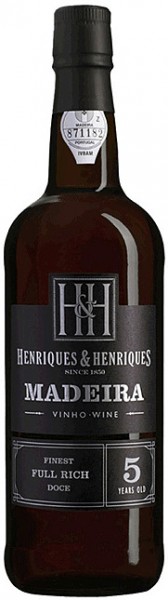 Finest Full Rich Aged 5 years Madeira Henriques & Henriques Weißwein