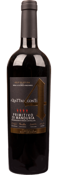 Quattro Conti Primitivo Manduria Gold Conti Zecca Rotwein