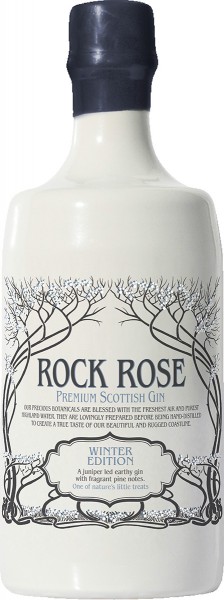 Rock Rose Gin Winter Season Edition - Dunnet Bay Distillery - farblos