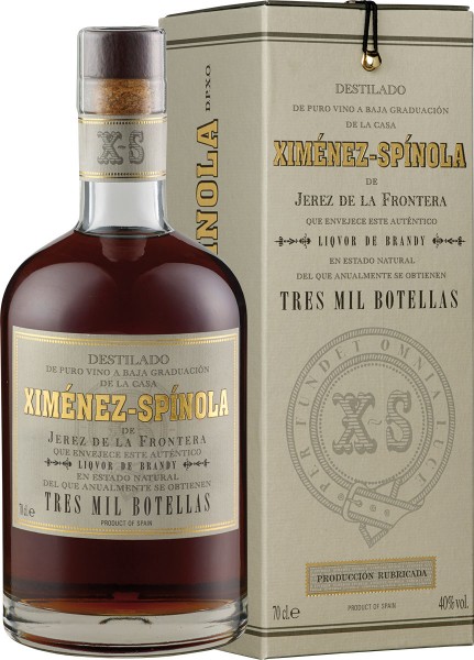 Brandy Tres Mill Bottellas D.P.X.O. - Ximénez-Spínola - farblos