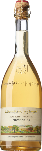 Prisecco Cuvée Nr. 31 Manufaktur Jörg Geiger