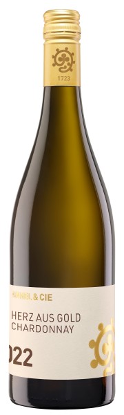 Herz Aus Gold Chardonnay Trocken - Weingut Hammel & Cie - Weißwein