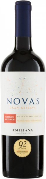 NOVAS Cabernet Sauvignon Gran Reserva - Emiliana Organic Vineyards - Rotwein