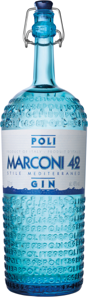 Marconi 42 Gin Mediterraneo - Jacopo Poli - farblos