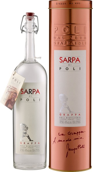 Grappa Sarpa di Poli - Jacopo Poli - farblos