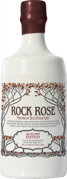 Rock Rose Gin Autumn Season Edition - Dunnet Bay Distillery - farblos