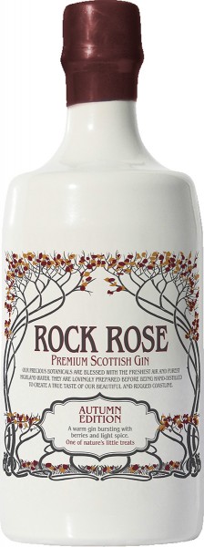 Rock Rose Gin Autumn Season Edition Dunnet Bay Distillery