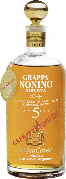 Grappa AnticaCuvée Riserva Cask Strength 59,9% vol Nonino Weißwein