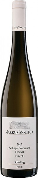 Riesling Kabinett trocken Zeltinger Sonnenuhr Fuder 6 | Weingut Markus Molitor Weißwein