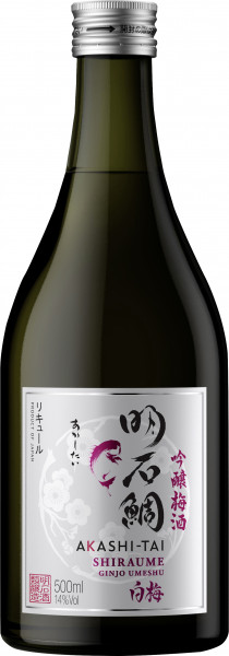 Sake Shiraume Ginjo Umeshu - Akashi-Tai - farblos